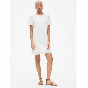 Gap white eyelet dress - new with tags